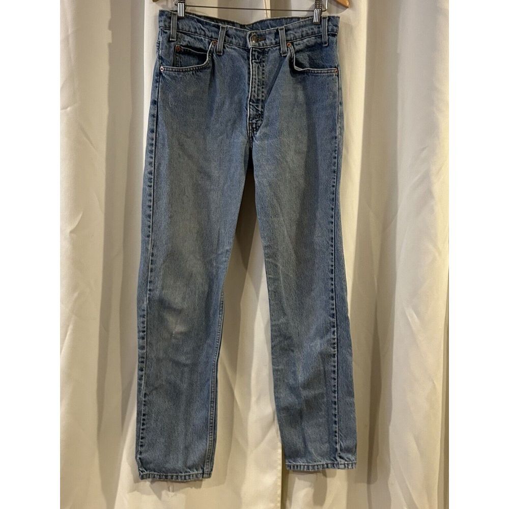 VTG 90s Levis 505 Orange Tab Mens Size 34 Straight Leg Blue Denim 1990s Jeans